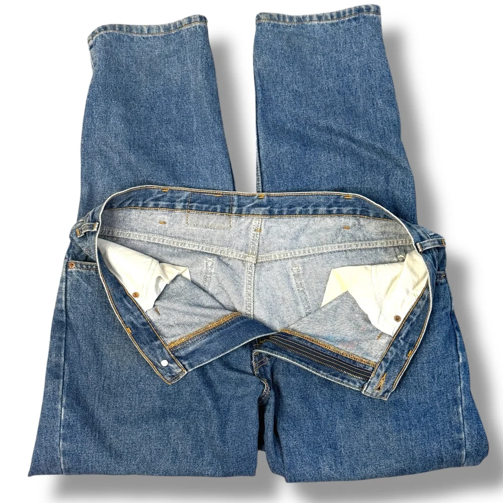 Levi's 505 Orange Tab Jeans 38x30 USA Vintage